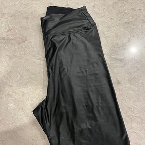 Aerie Leather leggings